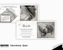 Portfolio-Geboortekaartje Djaylen